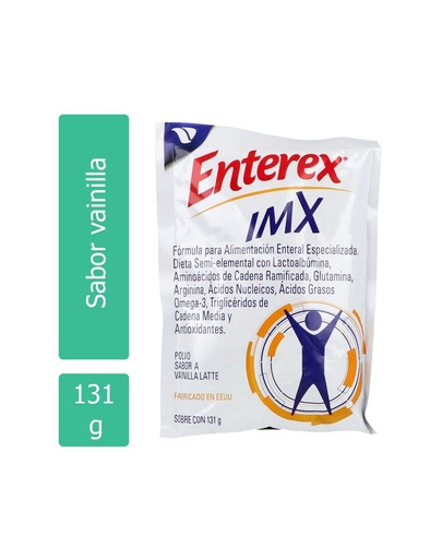 [612197855556] Enterex Imx Fórmula Especial Polvo Sabor Vainilla Con 131 G