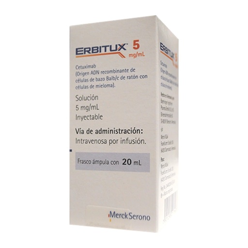 [7501298217567] Erbitux 5 Mg/Ml Solución Inyectable 20 Ml 