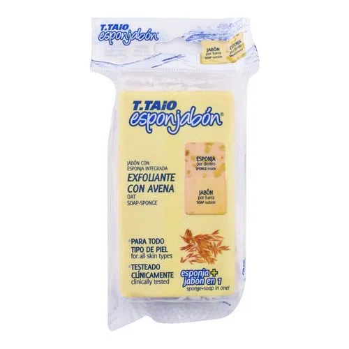 [7501103305861] Jabón Esponja Exfoliante Con Avena 120 G 