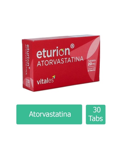 [7501070647025] Eturion 20 Mg 30 Tabletas Vital 