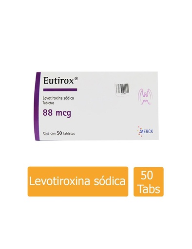 [7501298214399] Eutirox 88 Mcg 50 Tabletas 