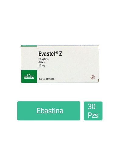 [8430308015901] Evastel Z 20 Mg 30 Obleas 