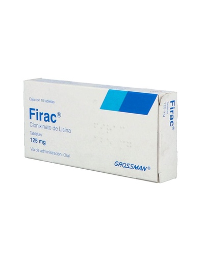 [7501123014613] Firac 125 Mg Caja Con 10 Tabletas