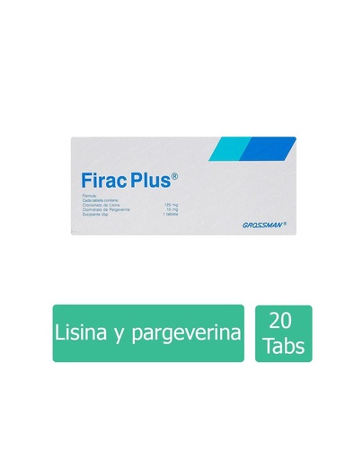 [7501123014101] Firac Plus 20 Grageas 