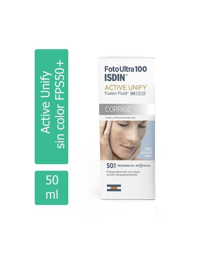 [8429420160750] Isdin Fotoprotector Ultra 100 Active Unify 50 Ml 