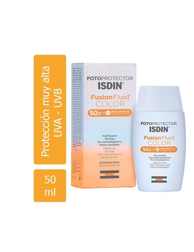 [8470001585066] Isdin Fotoprotector Fusión Fluid FPS +50 Color 50 Ml 