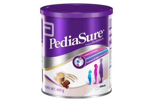 [7501033957215] Pediasure En Polvo Lata Con 400 G - Sabor Chocolate