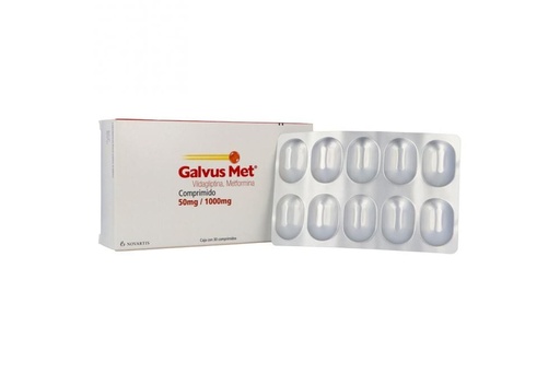 [7501094916985] Galvus-Met 50/1000 Mg 30 Comprimidos Recubiertos 