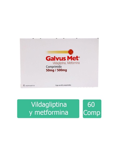 [7501094917036] Galvus-Met 50/500 Mg 60 Comprimidos Recubiertos 