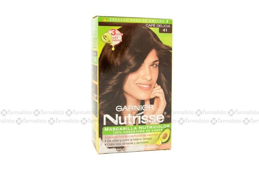 [7501839129991] Tinte Garnier Nutrisse 41 Café Delicia 