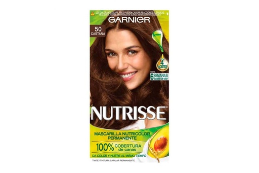 [7501027209542] Tinte Garnier Nutrisse 50 Castaña 