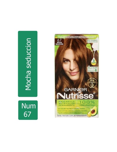 [7501839110258] Tinte Garnier Nutrisse 67 Chocolate 