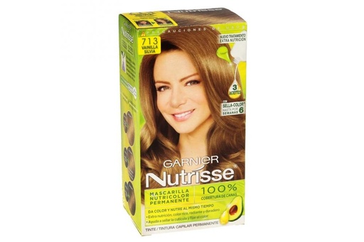 [7506078971028] Tinte Garnier Nutrisse 713 Vainilla Silvia 