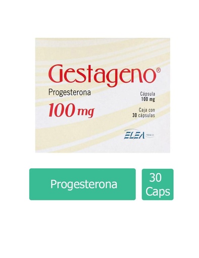 [7502003389609] Gestageno 100 Mg 30 Cápsulas 