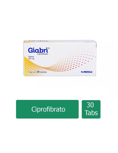 [7501298222424] Giabri 100 Mg 30 Tabletas 
