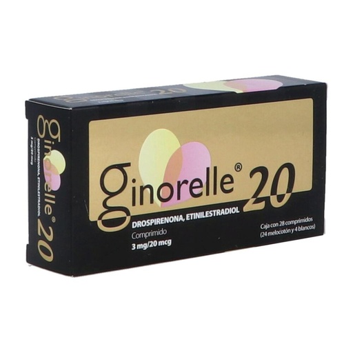 [7502235760153] Ginorelle 20 3 Mg/20 Mcg 28 Comprimidos 