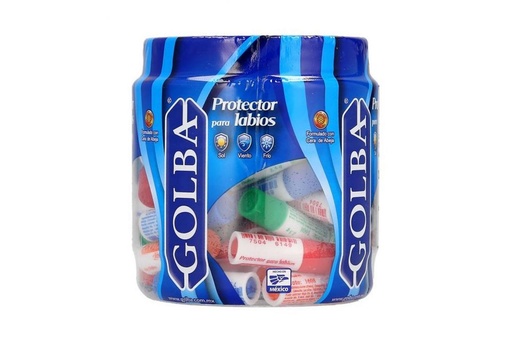 [7501006842104] Pomada Labial Golba Surtido 60 Tubos 