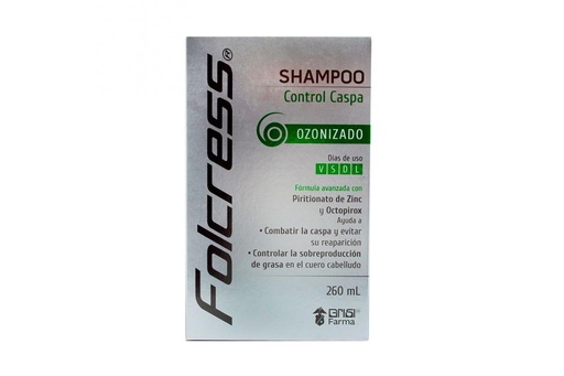 [7501022101995] Shampoo Grisi Folcress Contra Caspa 260 Ml 
