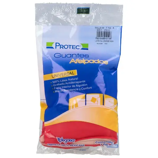 [7501048910106] Guantes Dom Protec Afelpados Mediano 