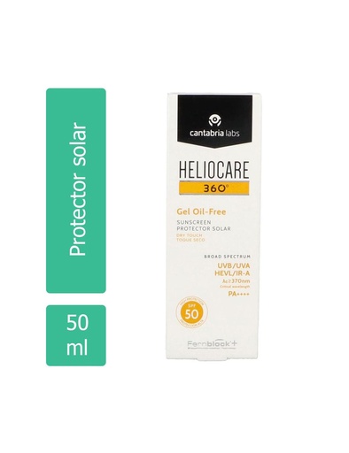 [8470001724137] Heliocare 360° SPF 50 Gel Oil-Free 50 Ml 