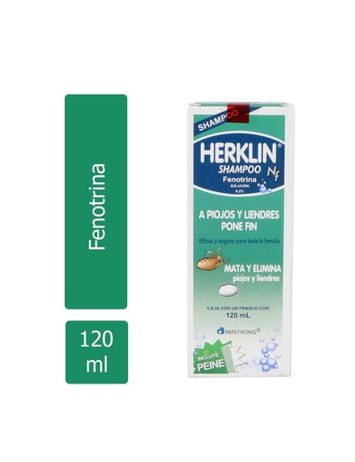 [7501089810038] Herklin Shampoo 120 Ml 