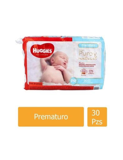 [7501943442405] Pañal Huggies Supreme Prematuro 30 Piezas 