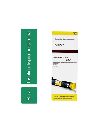 [7501082242430] Humalog Mix 25 Kpen 100U/Ml 3 Ml 
