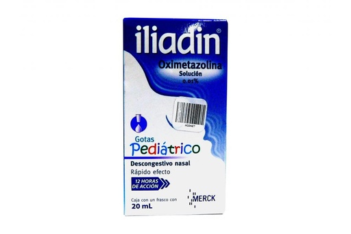 [7501298211442] Iliadin Pediátrico 0.01% Descongestionantes Nasales Con Lubricante Gotas 20 Ml 