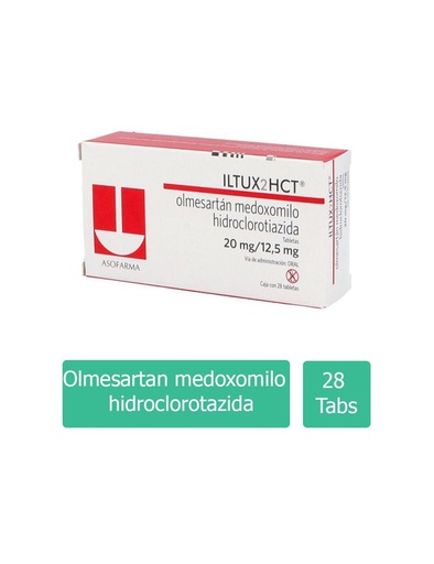 [7841141003924] Iltux 2Hct 20/12.5 Mg 28 Tabletas 