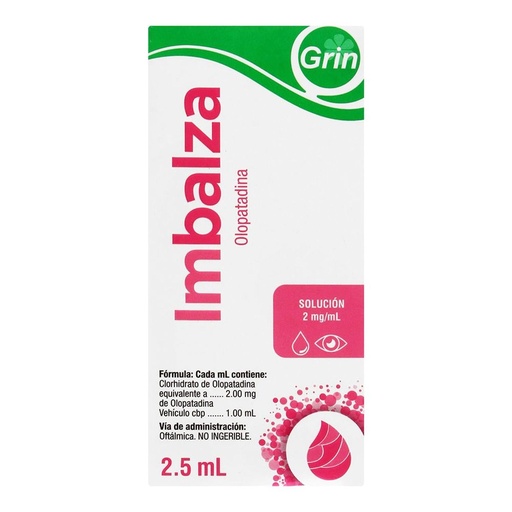 [8400005861] Imbalza 0.2% Solución Oftálmica Gotero 2.5 Ml 