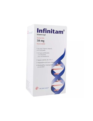 [7502213145668] Infinitam 50 Mg Frasco Ámpula 2 Jeringas Prellenadas 1 Ml 
