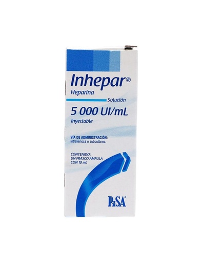 [7501125115639] Inhepar 5000 UI Ampolleta 10 Ml 