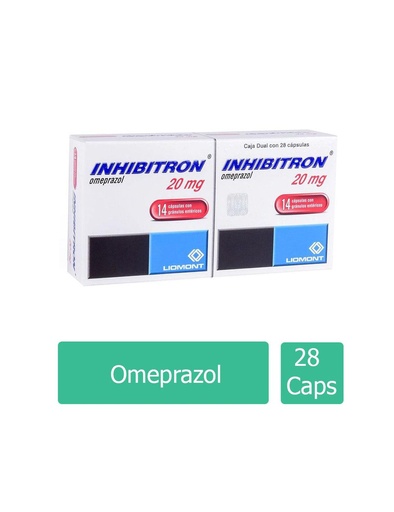 [7501299302668] Inhibitron Dual 20 Mg 14 Cápsulas 