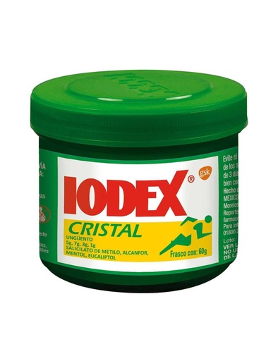 [7501064560163] Iodex Cristal Ungüento 60 G 