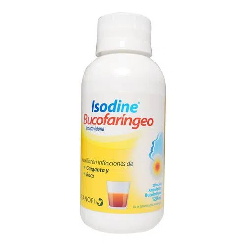 [7501165011694] Isodine Bucofaríngeo 8 G Solución 120 Ml 