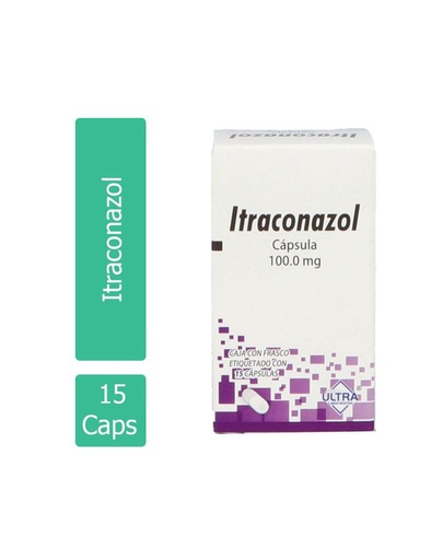 [7502216793392] Itraconazol 100 Mg 15 Cápsulas Genérico Ultra Lab 