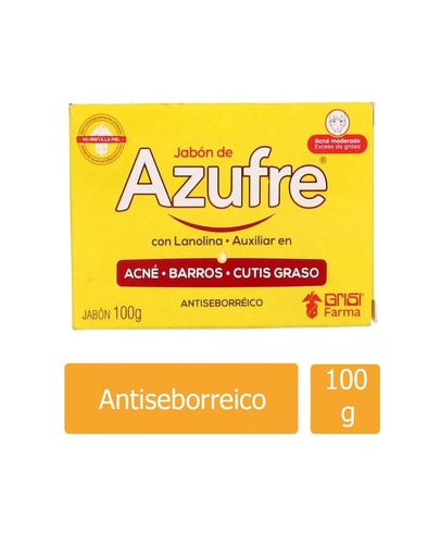 [7501022101209] Jabón Azufre Grisi 100 G 