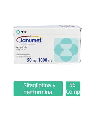 [7501326004954] Janumet 50/1000 Mg Recubiertos 56 Comprimidos 
