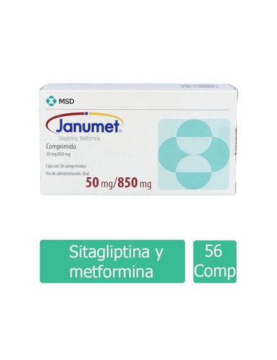 [7501326004947] Janumet 50/850 Mg Recubiertos 56 Comprimidos 