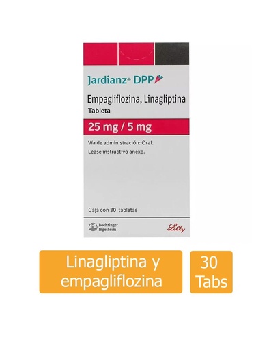 [7501034692184] Jardianz DPP 25/5 Mg 30 Tabletas 