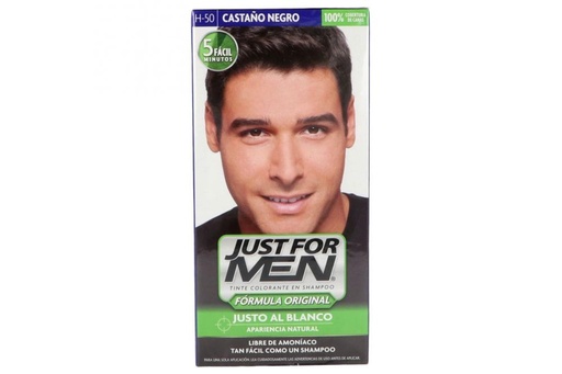 [7501080111141] Tinte Just For Men Shampoo Castaño Negro 60 Ml 