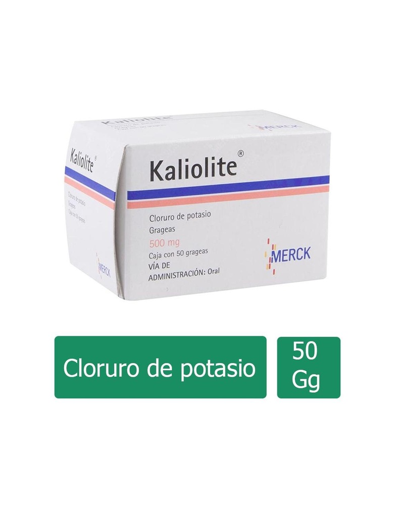 Kaliolite 0.5 G 50 Grageas | Club Presalud