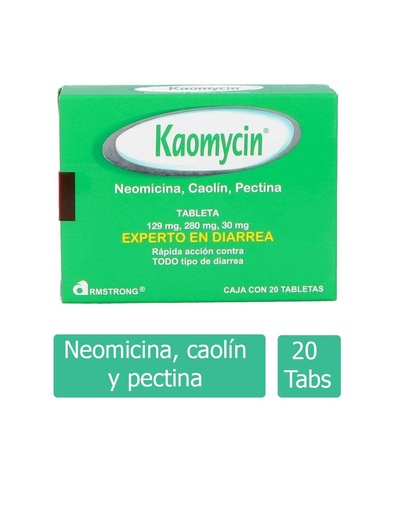 [7501089809469] Kaomycin 20 Tabletas 