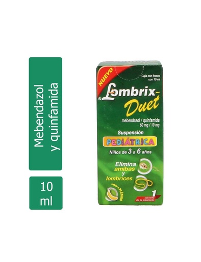 [7501299305867] Lombrix Duet Pediátrico 60/10 Mg Suspensión 10 Ml 