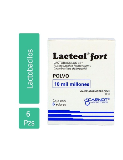 [7501124103118] Lacteol Fort 10.000 M.U.I. Caja Con 6 Sobres