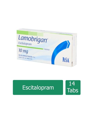 [7501125154614] Lamobrigan 10 Mg 14 Tabletas 