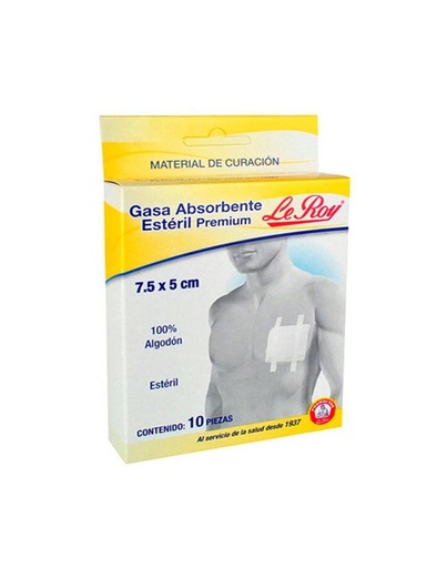[729513103984] Gasa Le Roy 7.5X5 Cm Chica 10 Piezas 