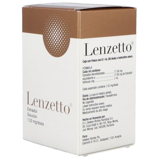 [7503012267063] Lenzetto 8.1 Ml Solución Transdérmica Frasco 