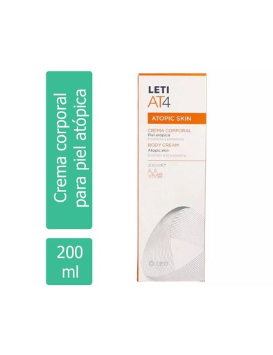 [7501089804389] Leti AT4 200 Ml Crema Corporal 