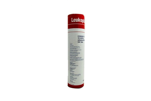 [7707331800639] Cinta Adhesiva Seda Leukoplast 1.25 cm x 10 m Tubo 24 Piezas 